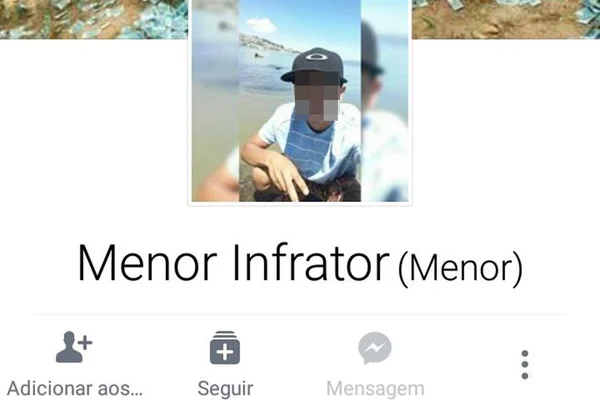 Menor infrator com perfil “Menor Infrator” no Facebook é apreendido
