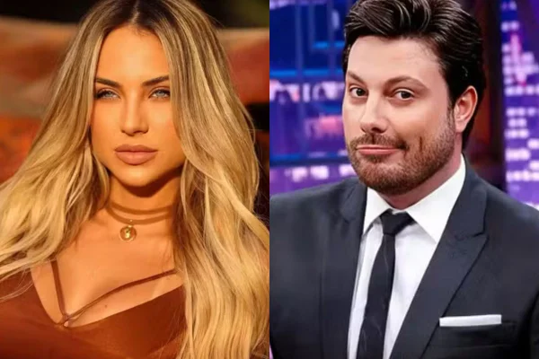Montagem colorida de Gabi Martins e Danilo Gentili - Metrópoles