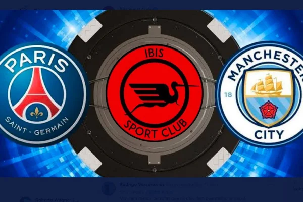 Íbis ironiza PSG e Manchester City, semifinalistas da Champions