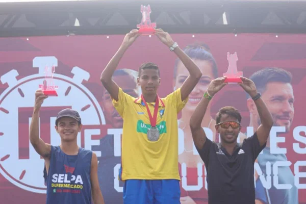 Vencedores dos 15 km no Metrópoles Endurance - Corrida
