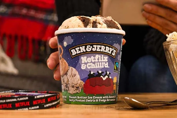 Vem maratona! Ben & Jerry’s lança sorvete em parceria com Netflix