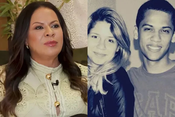 Montagem colorida de Dona Ruth, Marília Mendonça e Alex - Metrópoles