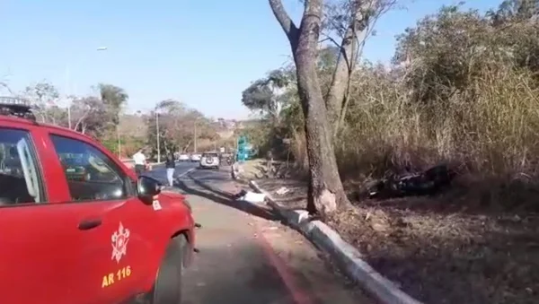 Acidente de trânsito no Lago Sul