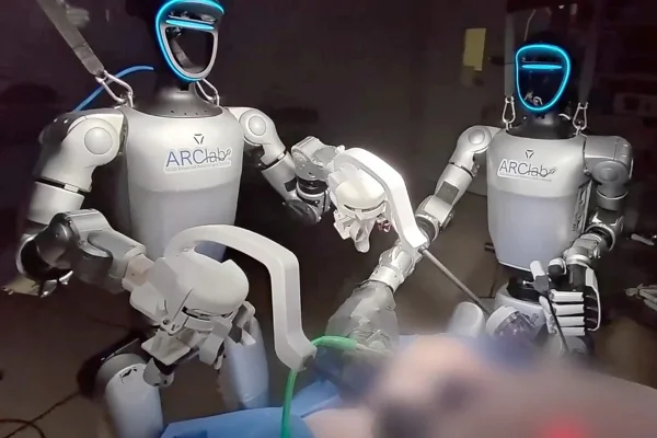 Em uma cirurgia, uma equipe humano robô composta por um robô humanoide e um cirurgião humano atuando como assistente realizou com sucesso a remoção da vesícula biliar. Metrópoles