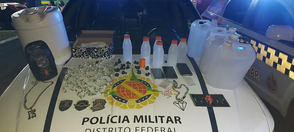 Apreensão de drogas no Gama