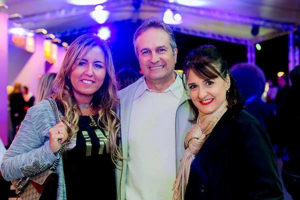 Liliane Doria, José Fischer e Daniele Moreira Liliane Doria, José Fischer e Daniele Moreira