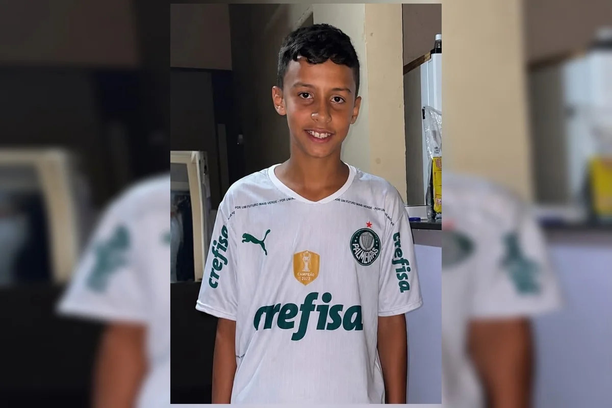 Erick Souza Soares, de 12 anos, era apaixonado por futebol, torcedor do Palmeiras e sonhava em ser goleiro Erick Souza Soares, de 12 anos, era apaixonado por futebol, torcedor do Palmeiras e sonhava em ser goleiro