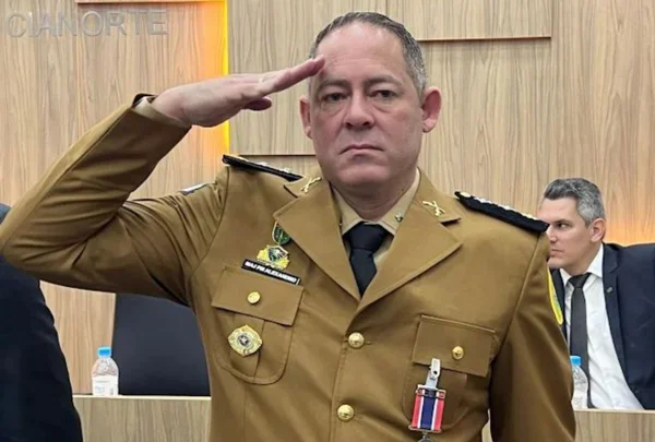 major Alexandro Marcolino Gomes, comandante da 3ª Companhia Independente da Polícia Militar