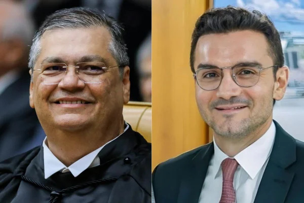 O ministro do STF Flávio Dino e o ministro do Turismo, Celso Sabino