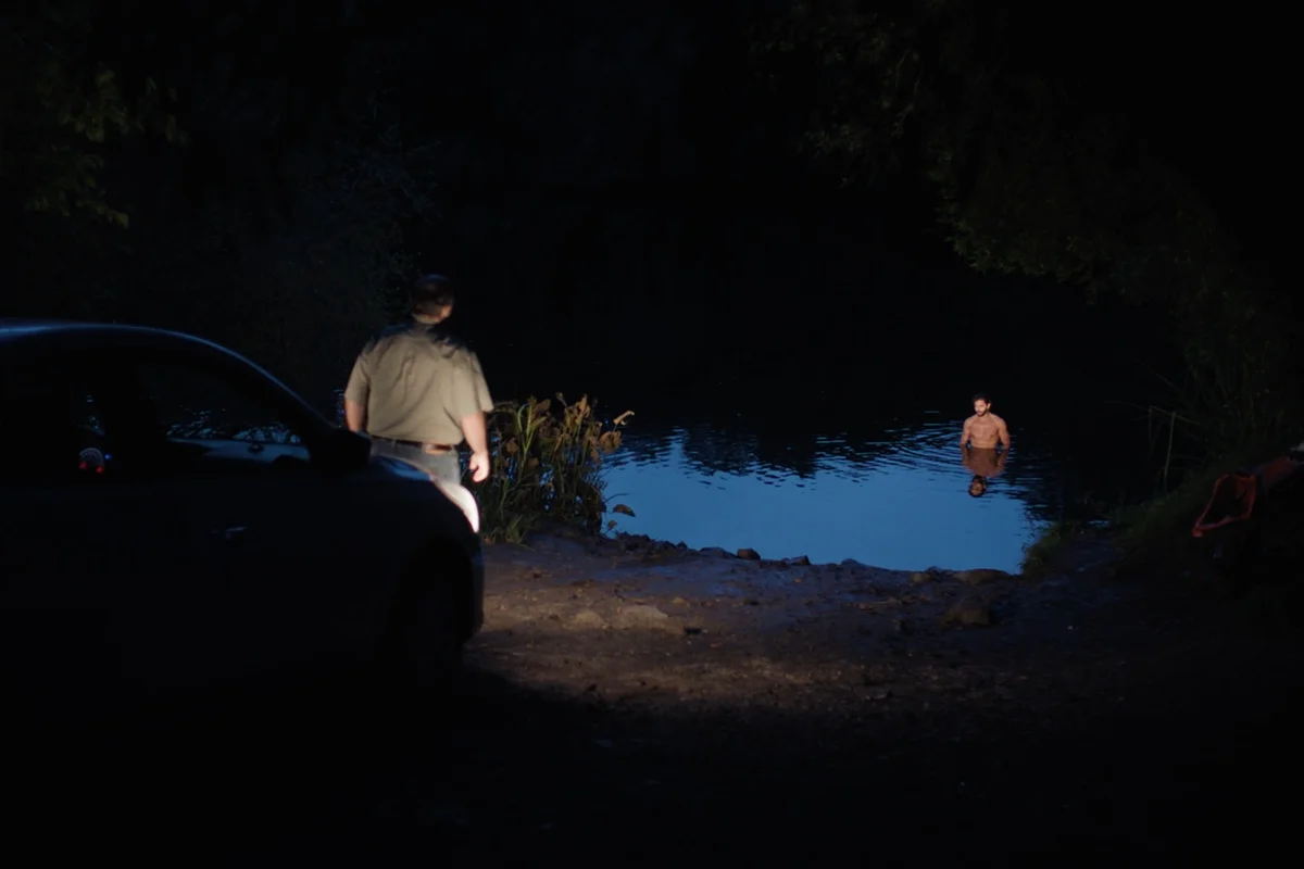 Cena de El Surubí, longa-metragem uruguaio-brasileiro dirigido por Lorenzo Tocco Cena de El Surubí, longa-metragem uruguaio-brasileiro dirigido por Lorenzo Tocco