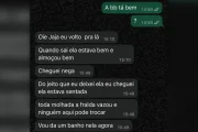 Uma das monitoras revelou que a menina estava com a fralda vazada
