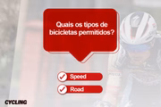 Quais os tipos de bicicletas permitidos?
