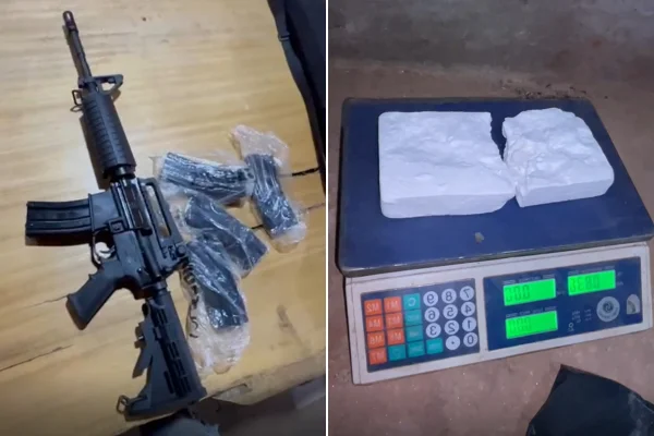 operação contra o tráfico de drogas