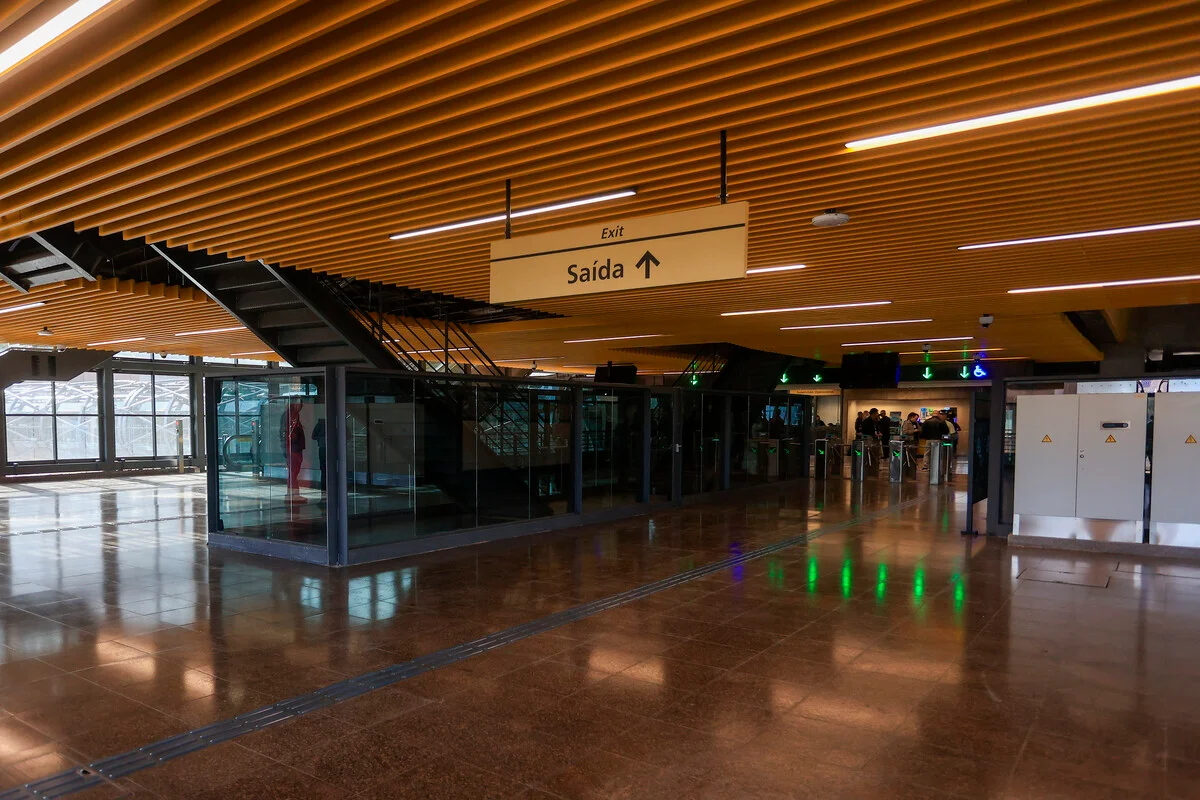 Estação Washington Luís, da Linha 17 Estação Washington Luís, da Linha 17