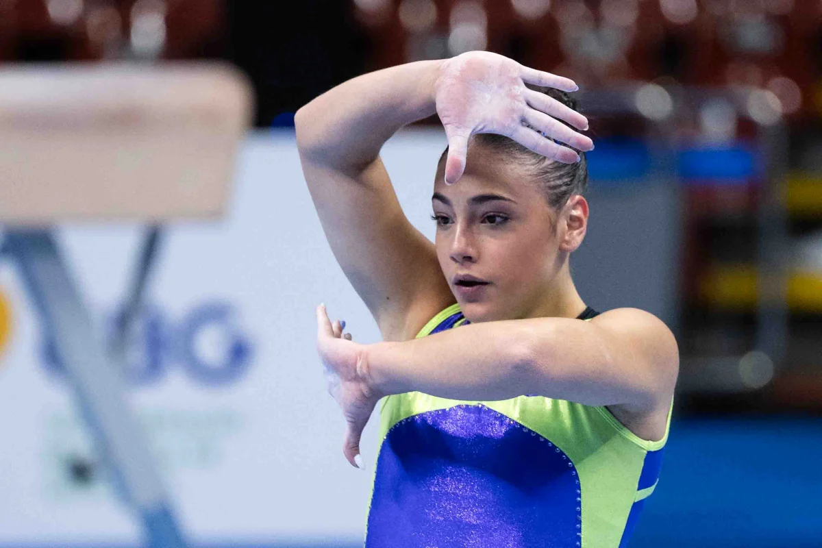 Promessa da ginástica, Sophia Weisberg sonha com Olimpíadas em 2028 - imagem 1 Promessa da ginástica, Sophia Weisberg sonha com Olimpíadas em 2028 - imagem 1
