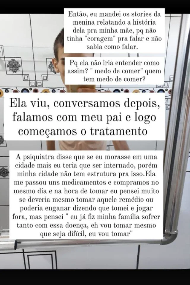 Relato de Zé Carlos no Instagram Relato de Zé Carlos no Instagram