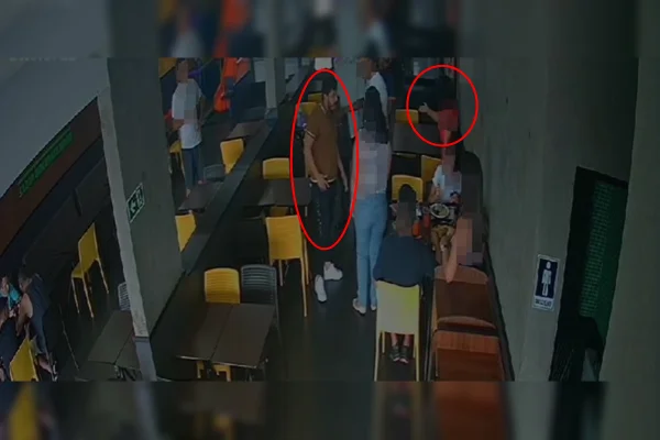 Advogado agressor é flagrado acuando mulher em lanchonete no DF