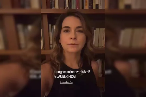 “Fica”: artistas fazem campanha contra cassação de Glauber Braga