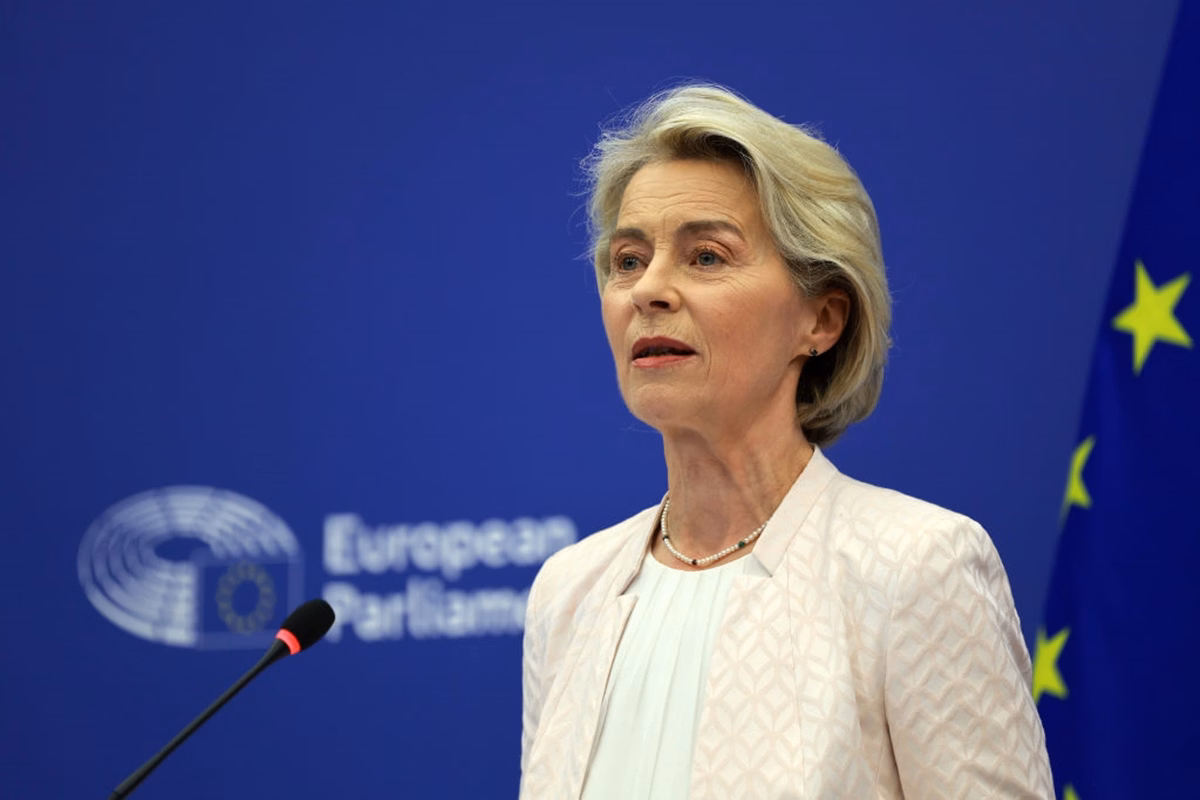Ursula diz a Trump que Rússia tem que devolver crianças ucranianas 3 Ursula Von Der Leyen Reelected As European Commission President
