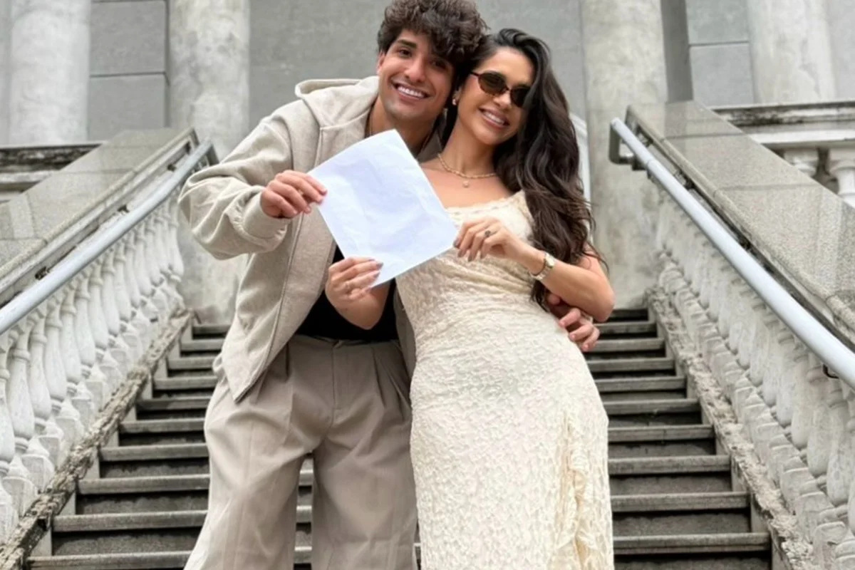 Gizelly Bicalho e Caue Fantin se casaram sem contar para ninguém Gizelly Bicalho e Caue Fantin se casaram sem contar para ninguém