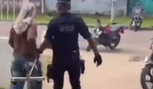 imagem colorida paciente tenta fugir de hospital am