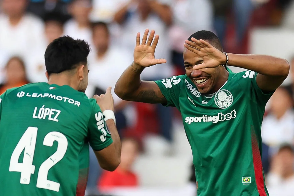 Marlon Freitas abriu o placar para o Palmeiras Marlon Freitas abriu o placar para o Palmeiras