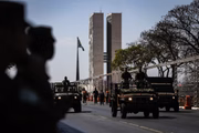 Ensaio para o desfile cívico-militar de 7 de Setembro, na Esplanada dos Ministérios 