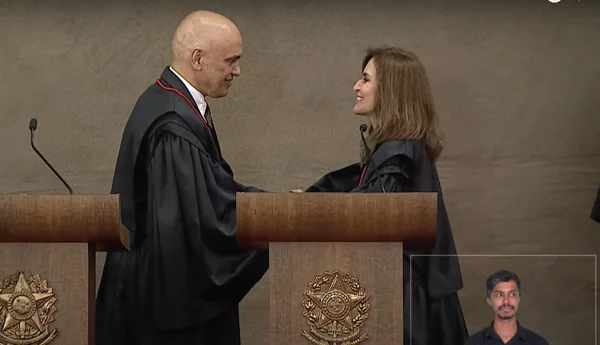 Ministra Isabel Gallotti e ministro Alexandre de Moraes