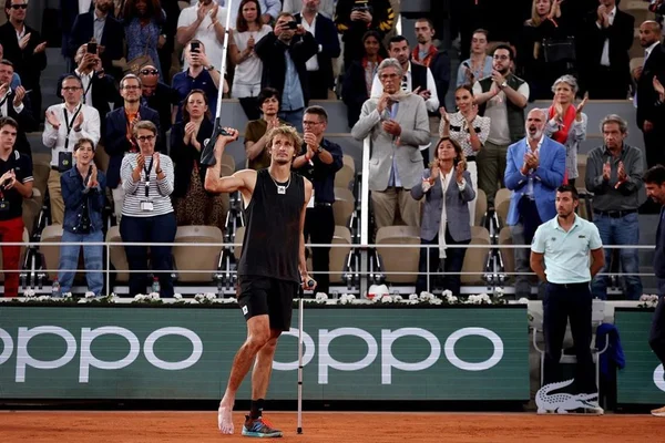 Alexander Zverev, durante o Roland Garros