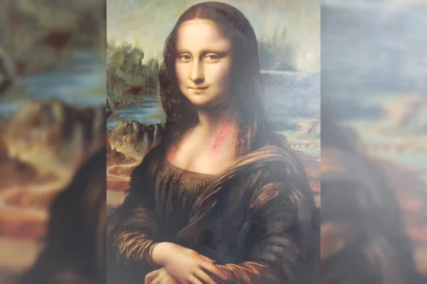 Exposição exibe personagens clássicos da arte pintados com dermatite