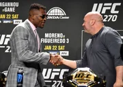 Francis Ngannou e Dana White Francis Ngannou e Dana White