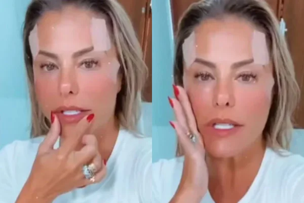 Foto colorida de uma mulher falando - Metrópoles