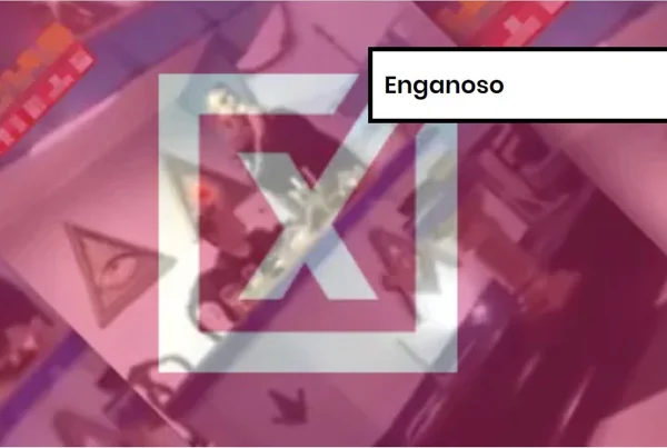 Imagem colorida de postagem enganosa sobre Bolsonaro
