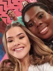 Aline Borel no Programa da Maisa em 2019 Aline Borel no Programa da Maisa em 2019