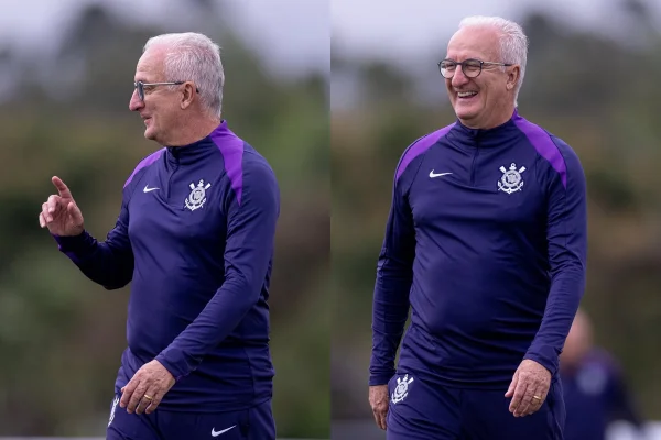 Foto colorida de Dorival Júnior, treinador do Corinthians - Metrópoles