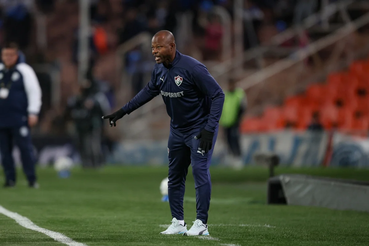 Marcão, treinador do Fluminense no jogo Marcão, treinador do Fluminense no jogo