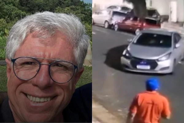 Imagem colorida de engenheiro morto em assalto