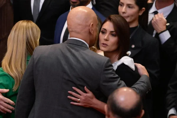 Michelle Bolsonaro e Alexandre de Moraes