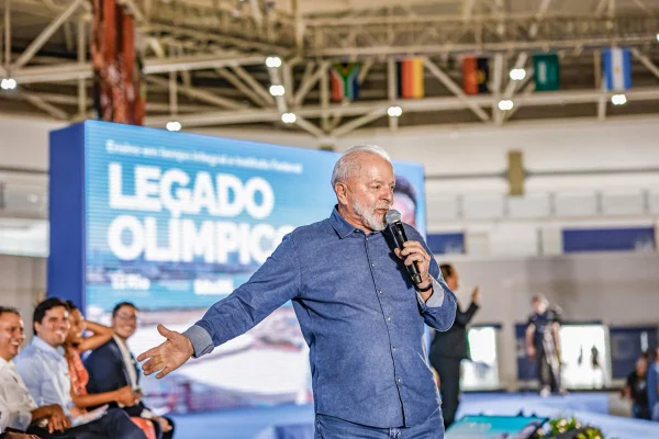 Imagem colorida do pesidente Lula em visita ao Parque Olímpico, no Rio de Janeiro - Metrópoles