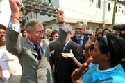 O samba cativou o então príncipe Charles durante a turnê real  O samba cativou o então príncipe Charles durante a turnê real