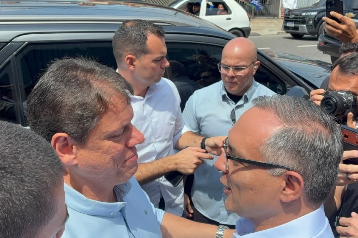 Tarcísio de Freitas junto com Marcelo Lima, prefeito de São Bernardo do Campo Tarcísio de Freitas junto com Marcelo Lima, prefeito de São Bernardo do Campo