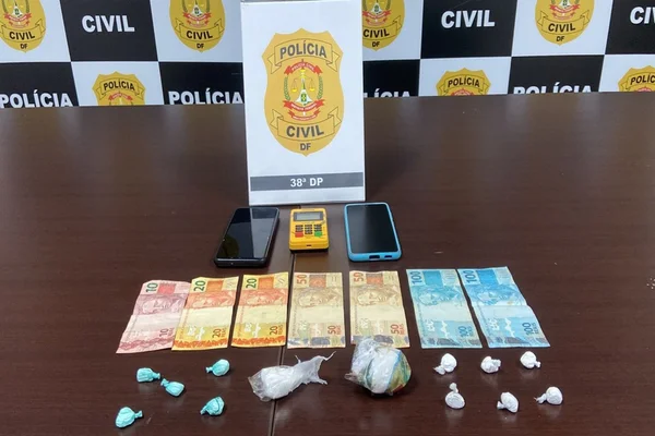 PCDF prende dois motoboys que faziam “tráfico delivery” de cocaína