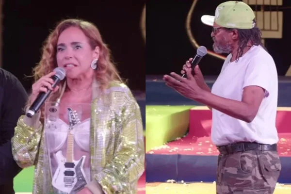Clima tenso entre Daniela Mercury e Edson Gomes no Troféu Armandinho e Irmãos Macêdo viralizou nas redes sociais - Metrópoles