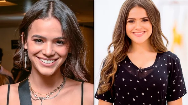 Bruna Marquezine e Maísa emocionam fãs ao se encontrarem nos EUA