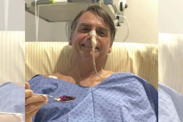 Bolsonaro tem boa aceitação à nova dieta e pneumonia está sendo curada