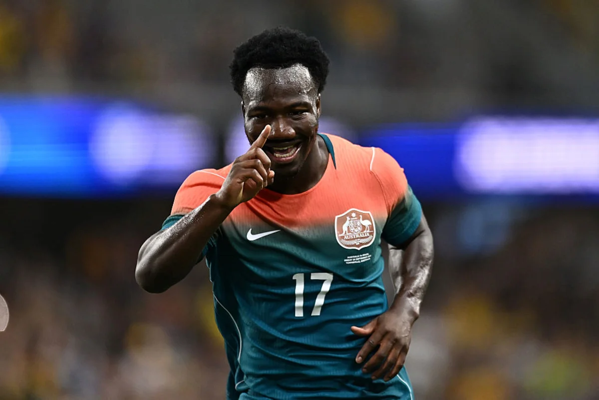 Autor do gol da Austrália, Irankunda nasceu em campo de refugiados - imagem 3 Autor do gol da Austrália, Irankunda nasceu em campo de refugiados - imagem 3