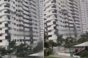 Ventos de até 120km/h atingem o Rio de Janeiro