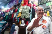 Alckmin em visita à feira 