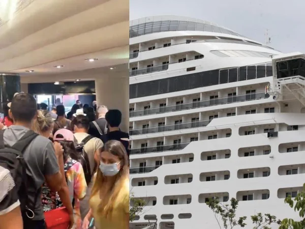 Desembarque no Rio de navio com casos de Covid teve aglomeração; vídeo