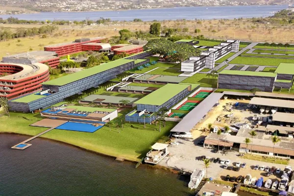 Paulo Octávio quer ampliar Brasília Palace Hotel com piscina que avança sobre o Lago Paranoá